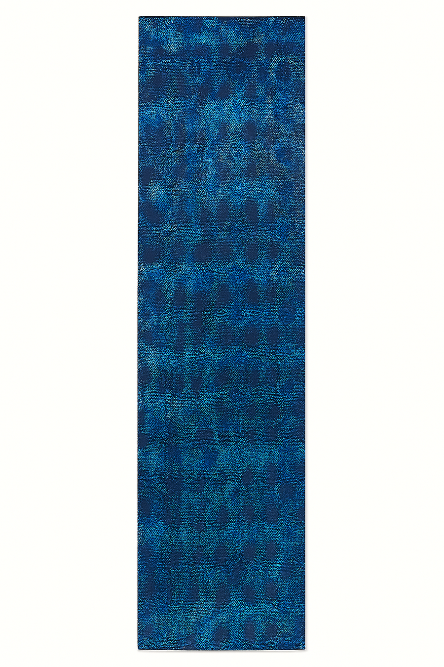 Blue Silk Satin Scarf