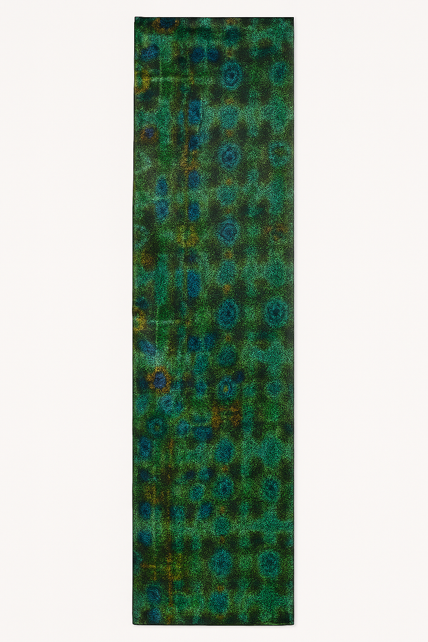 Verdigris Silk Satin Scarf