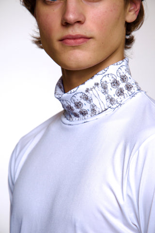 White Turtleneck