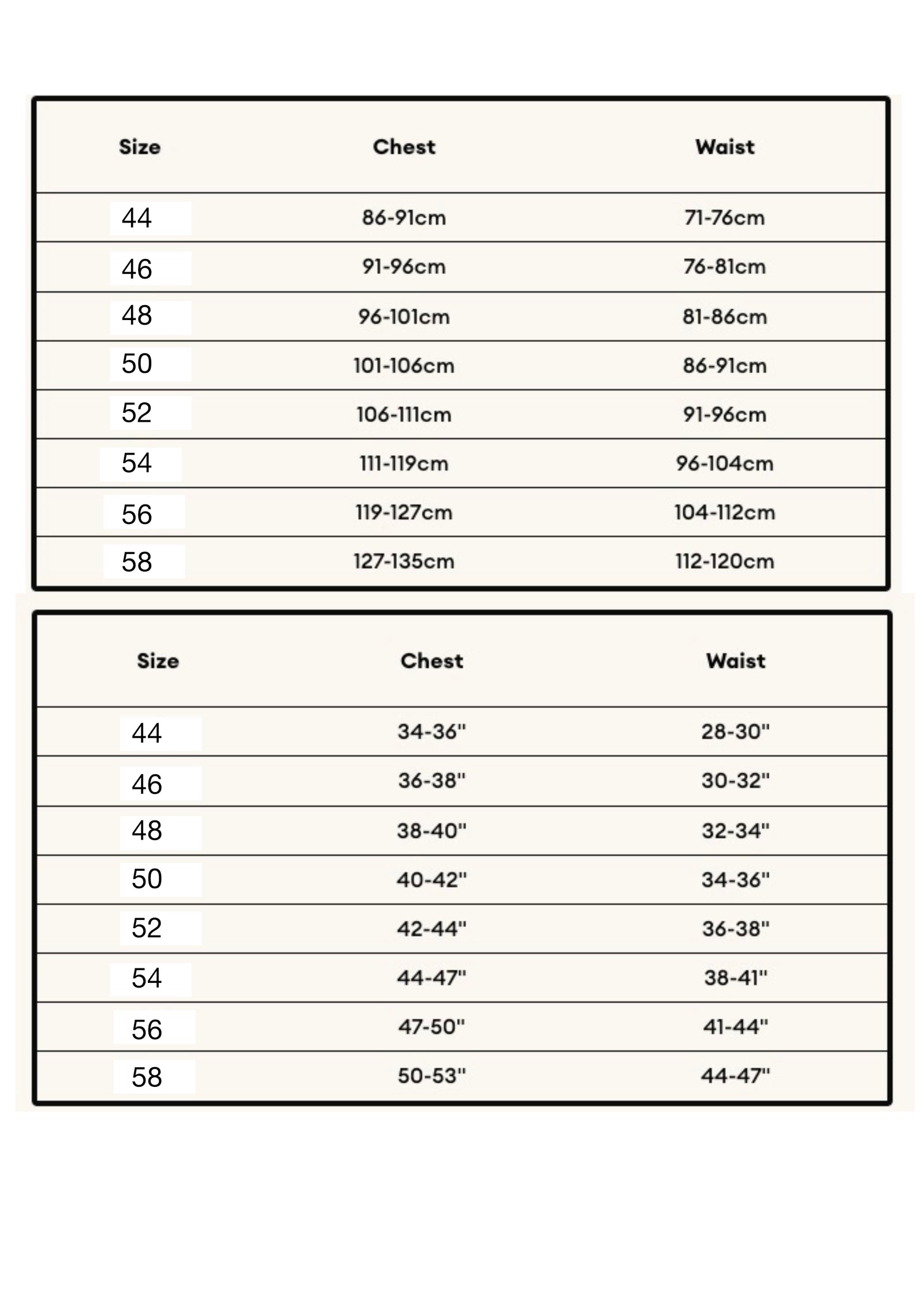 Size Guide