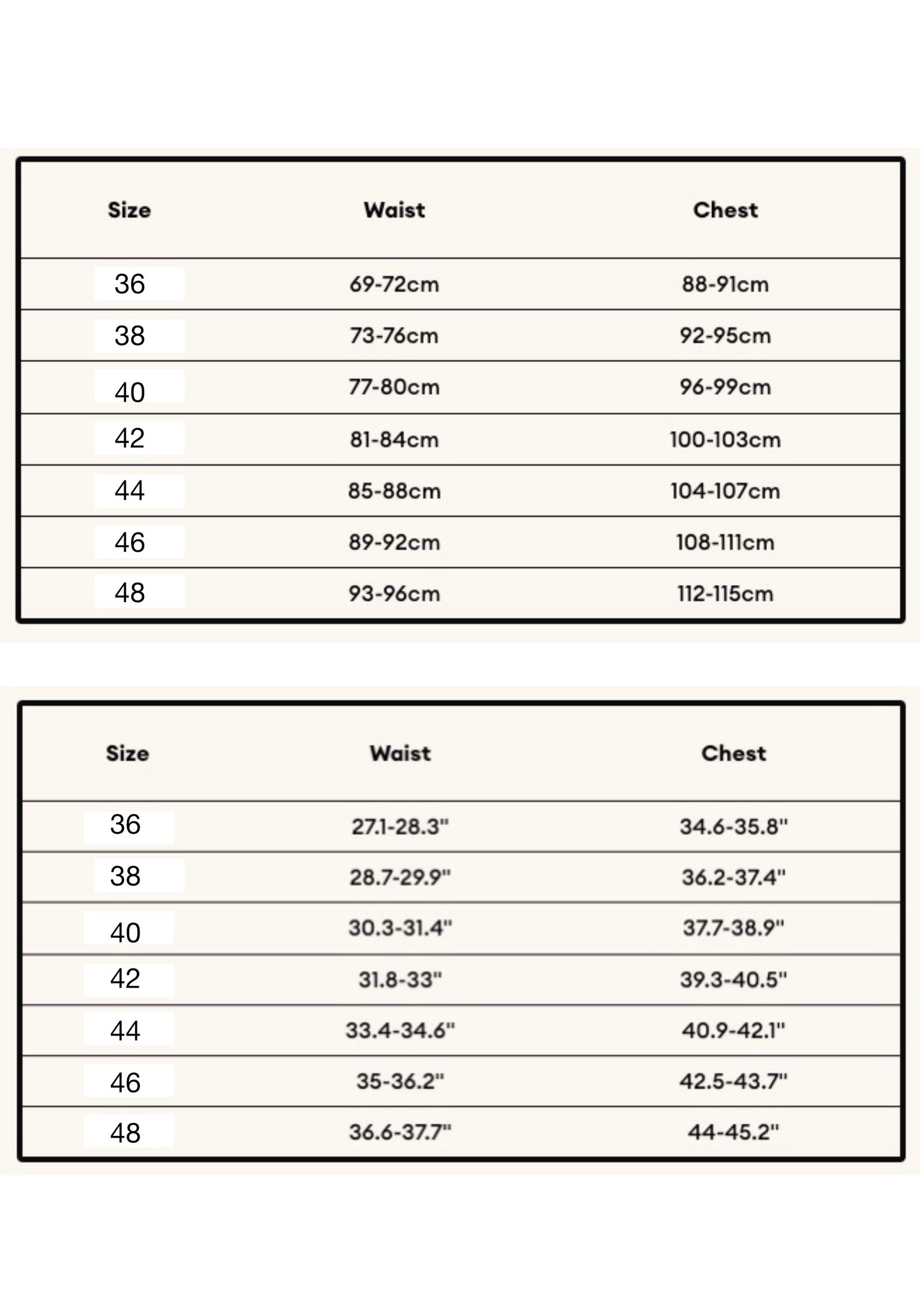 Size Guide
