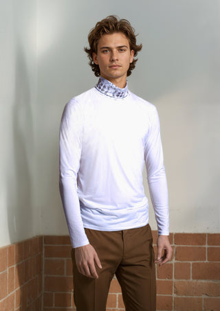 White Turtleneck