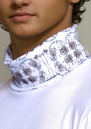White Turtleneck