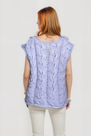 Wool-Mohair-Cotton Vest