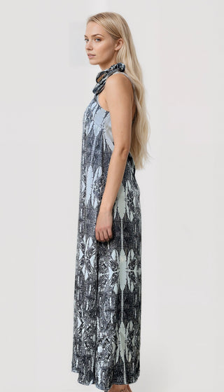 Sun-Tie Silk Dress