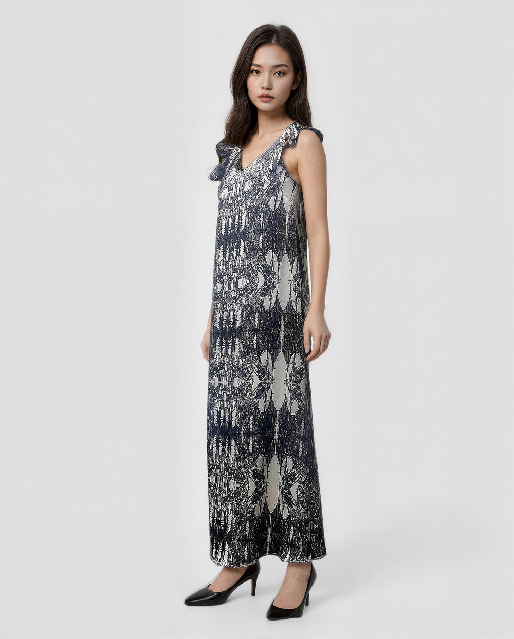 Sun-Tie Silk Dress