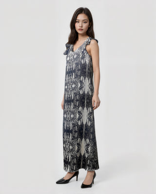 Sun-Tie Silk Dress