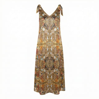 Sun-Tie Silk Dress