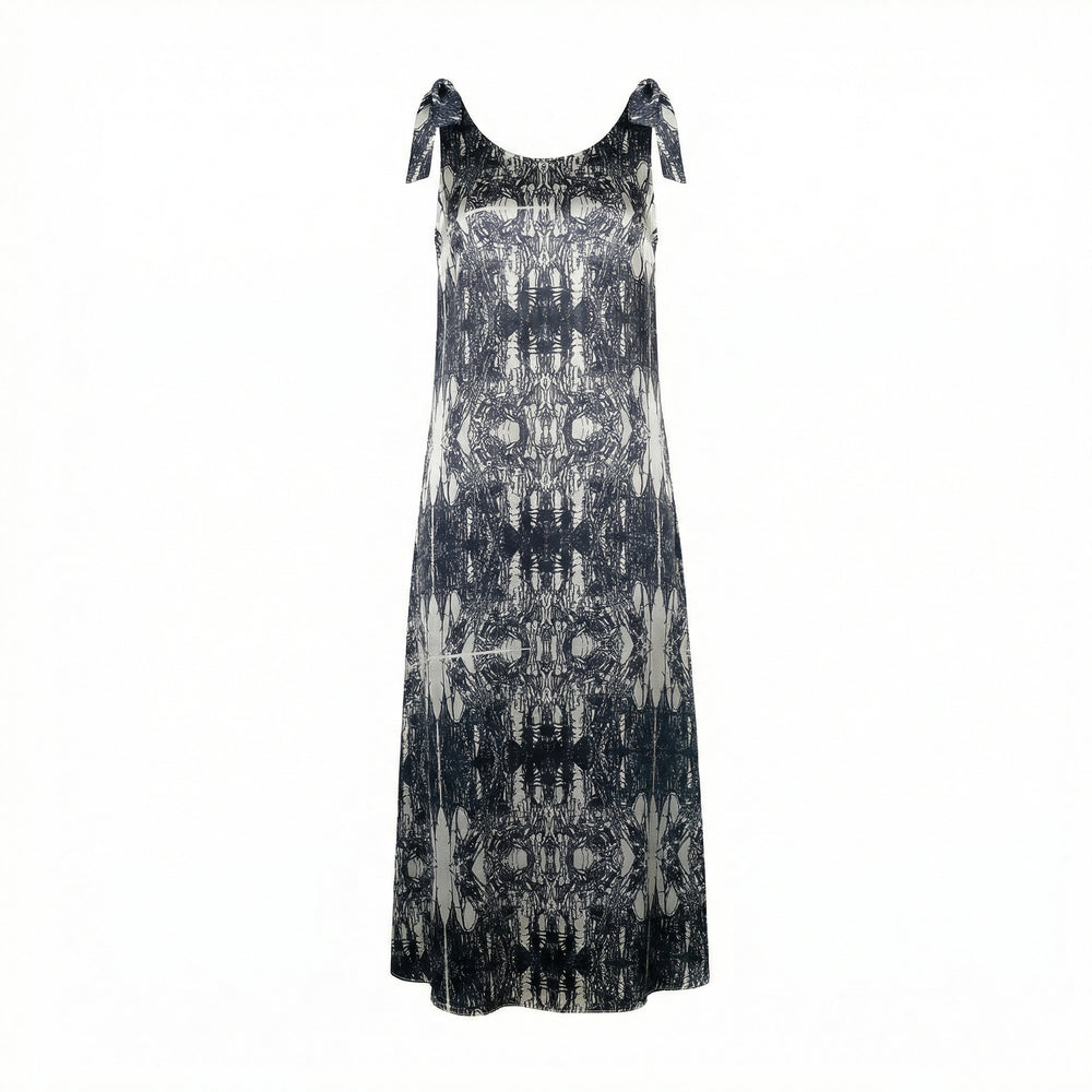 Sun-Tie Silk Dress