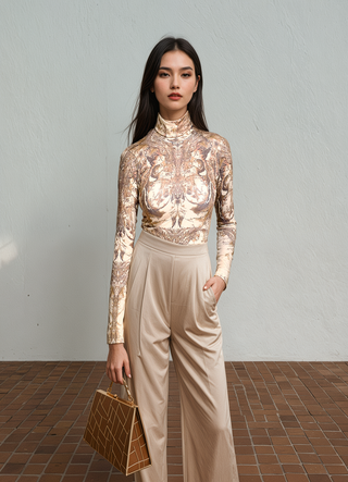 Earth Tone Turtleneck