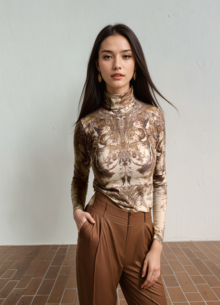 Earth Tone Turtleneck