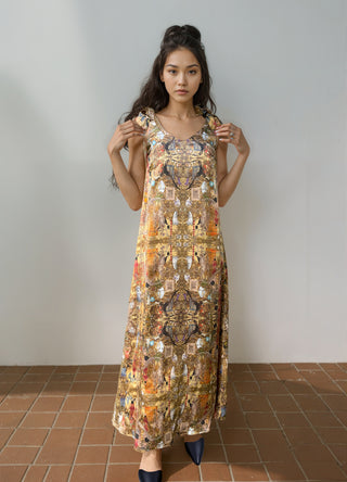 Sun-Tie Silk Dress