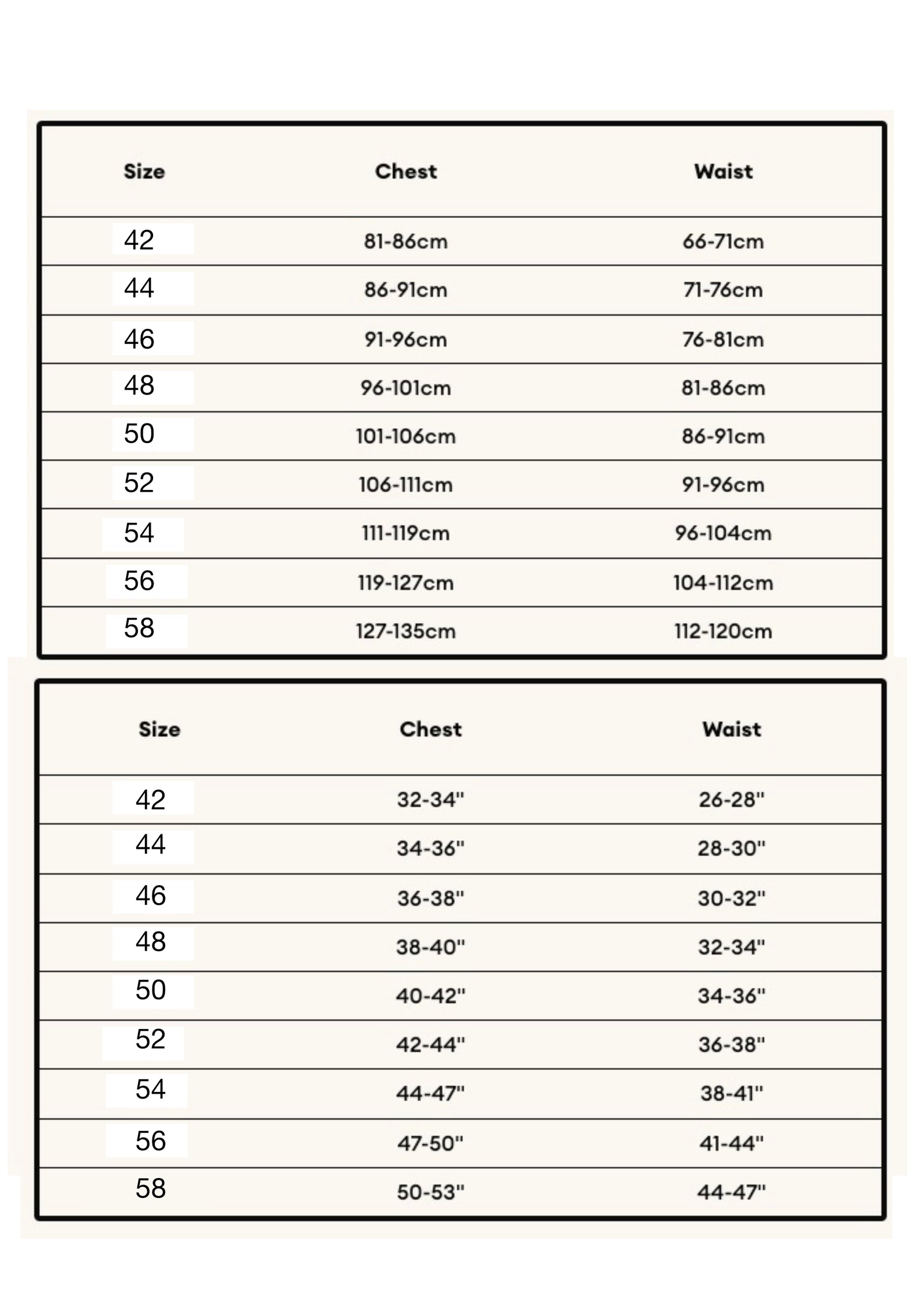 Size Guide