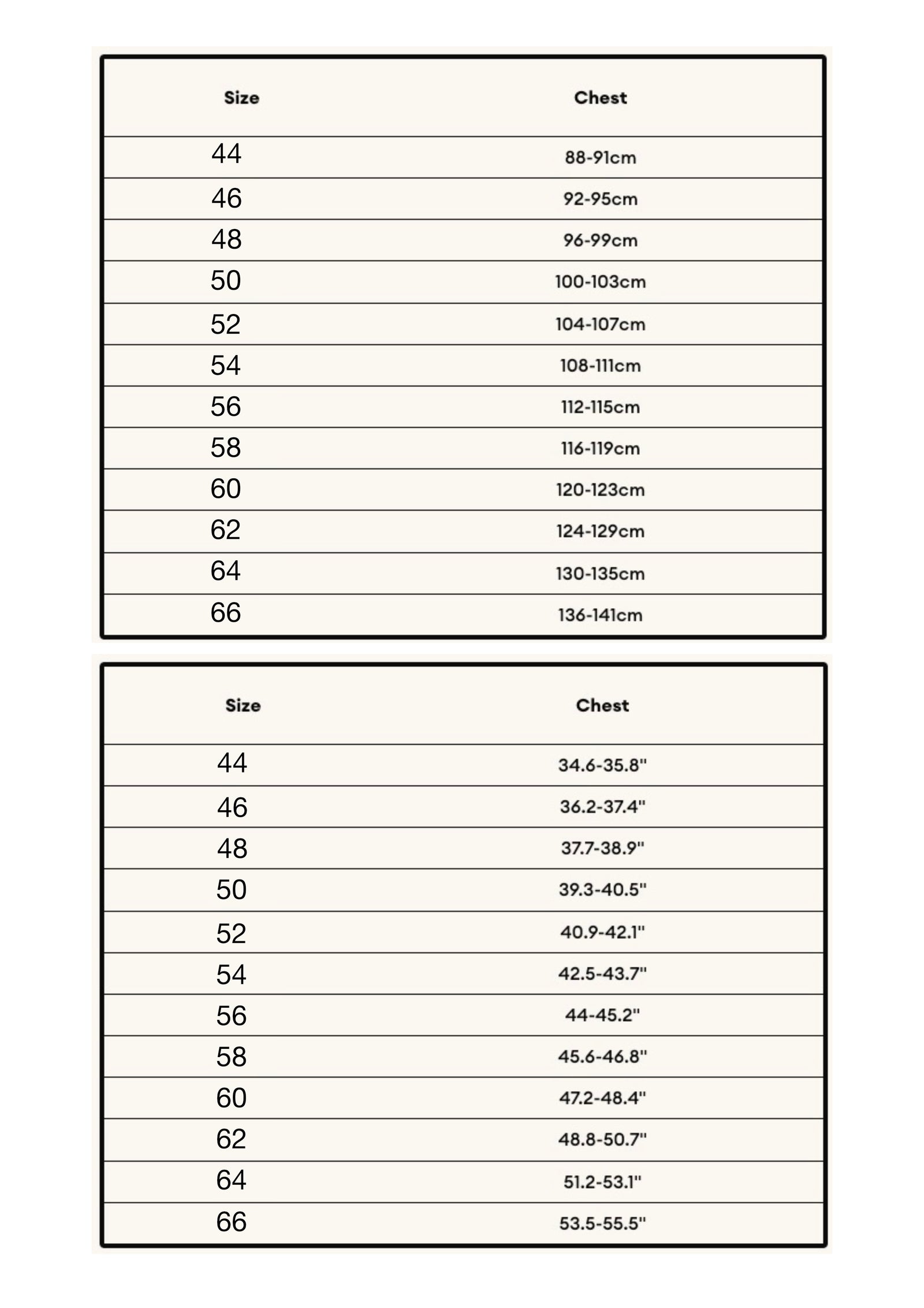 Size Guide