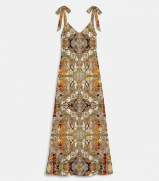 Sun-Tie Silk Dress